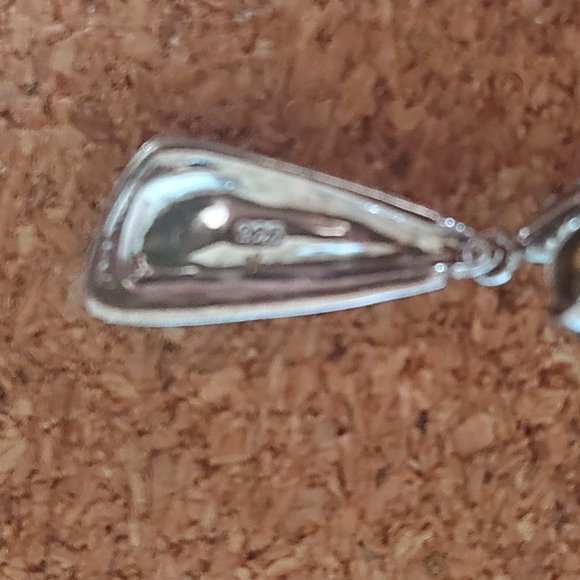 2/$20 [EUC] 925 Silver Earrings with CZ - Picture 3 of 5